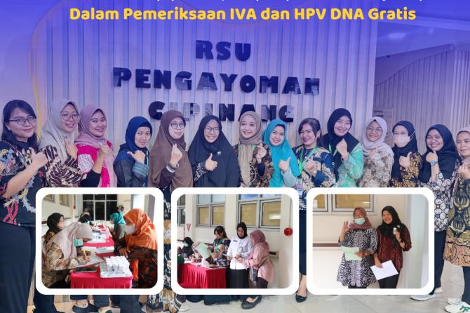 Kolaborasi RSU Pengayoman Cipinang dengan Puskesmas Jatinegara Dalam Pemeriksaan IVA dan HPV DNA Gratis