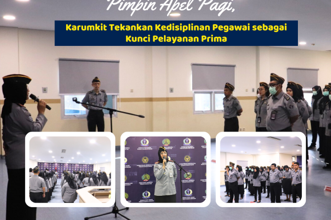 Pimpin Apel Pagi, Karumkit Tekankan Kedisiplinan Pegawai sebagai Kunci Pelayanan Prima