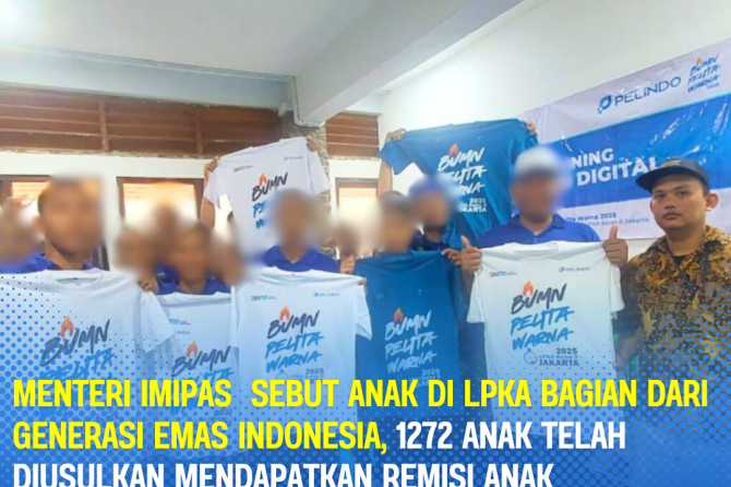 Menteri IMIPAS Sebut Anak di LPKA bagian dari Generasi Emas Indonesia, 1272 Anak Telah Diusulkan Mendapatkan Remisi Anak