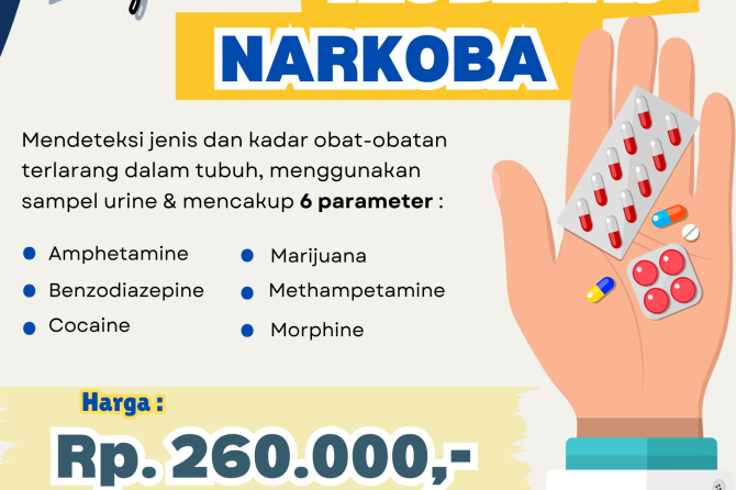 LAYANAN TES BEBAS NARKOBA DI RSU PENGAYOMAN CIPINANG